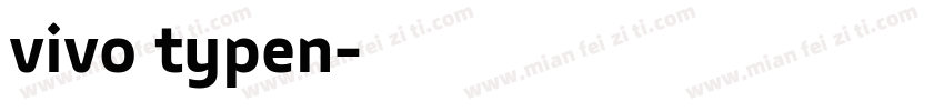 vivo typen字体转换